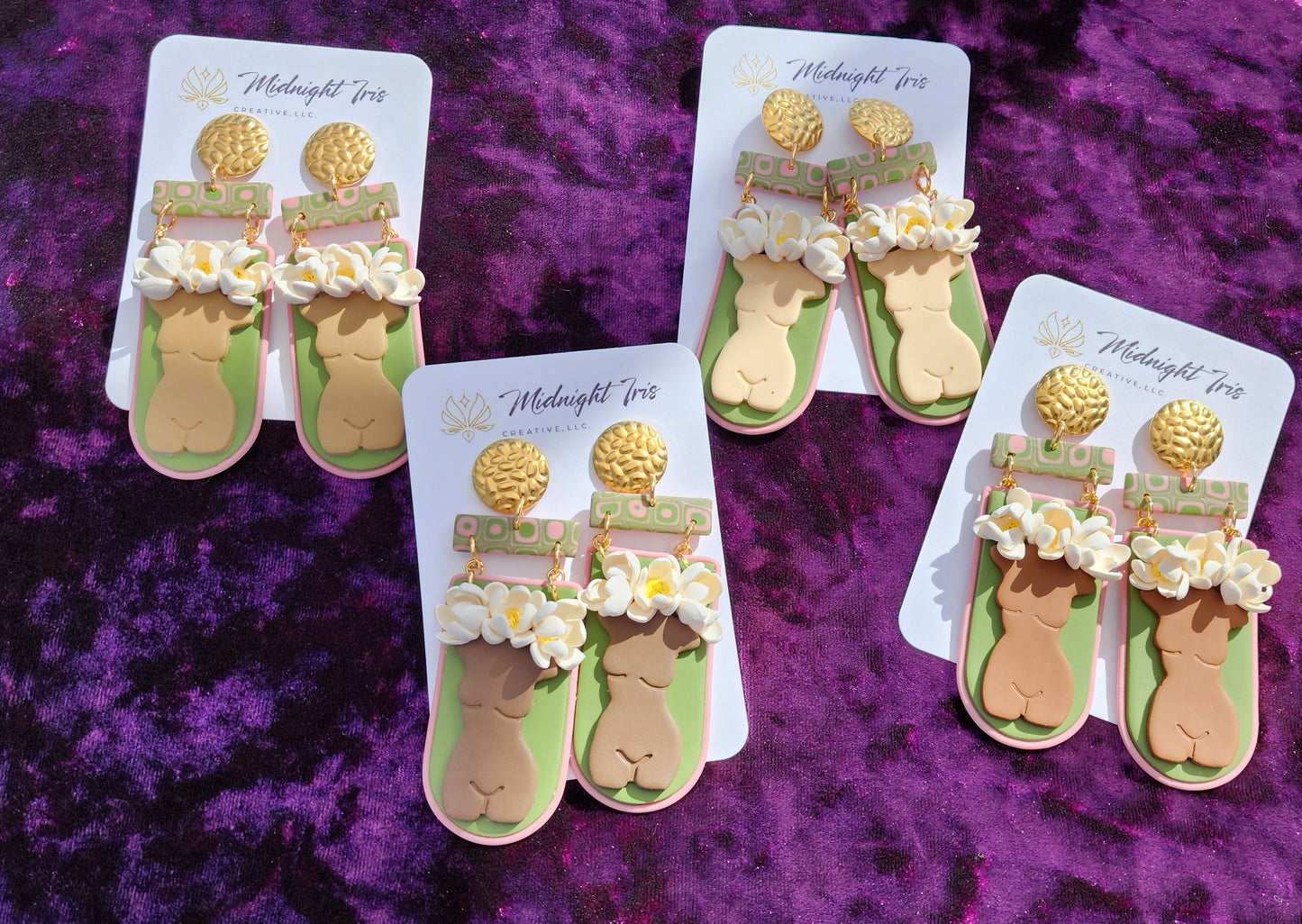 Body Positive Magnolia Large Dangles