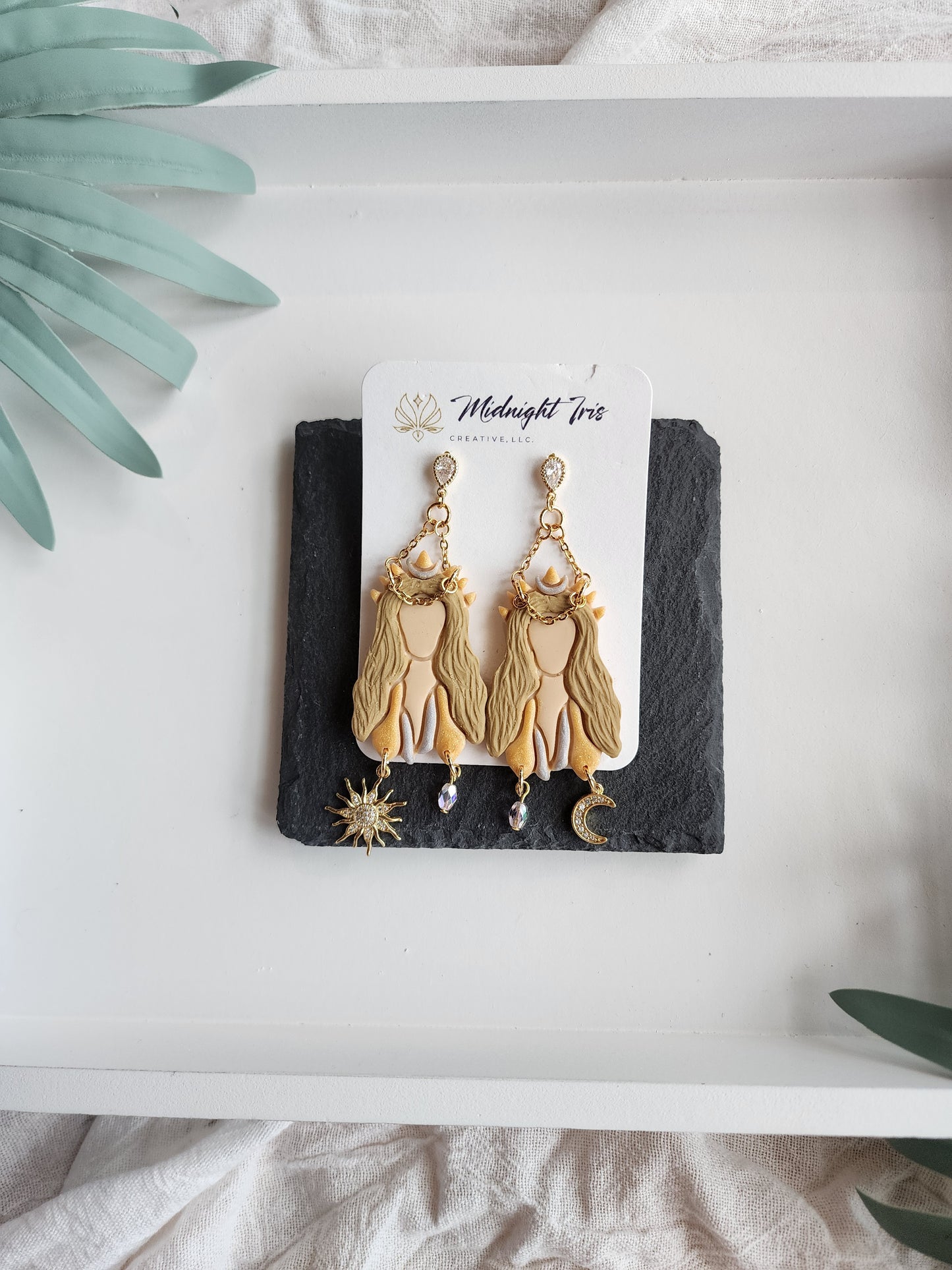 Celestial Goddess Large Dangles