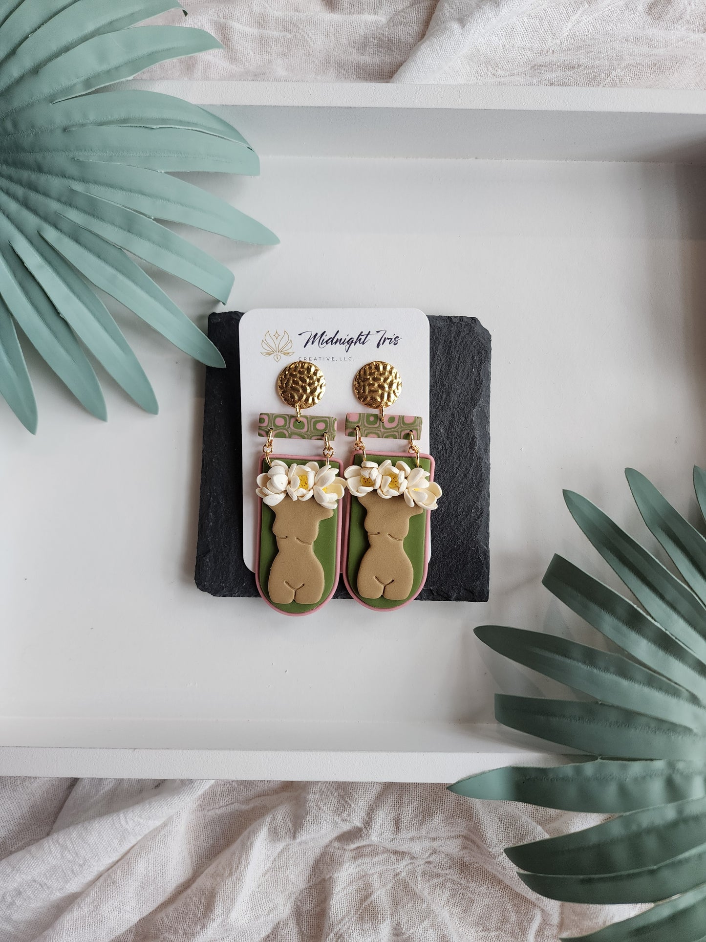Body Positive Magnolia Large Dangles