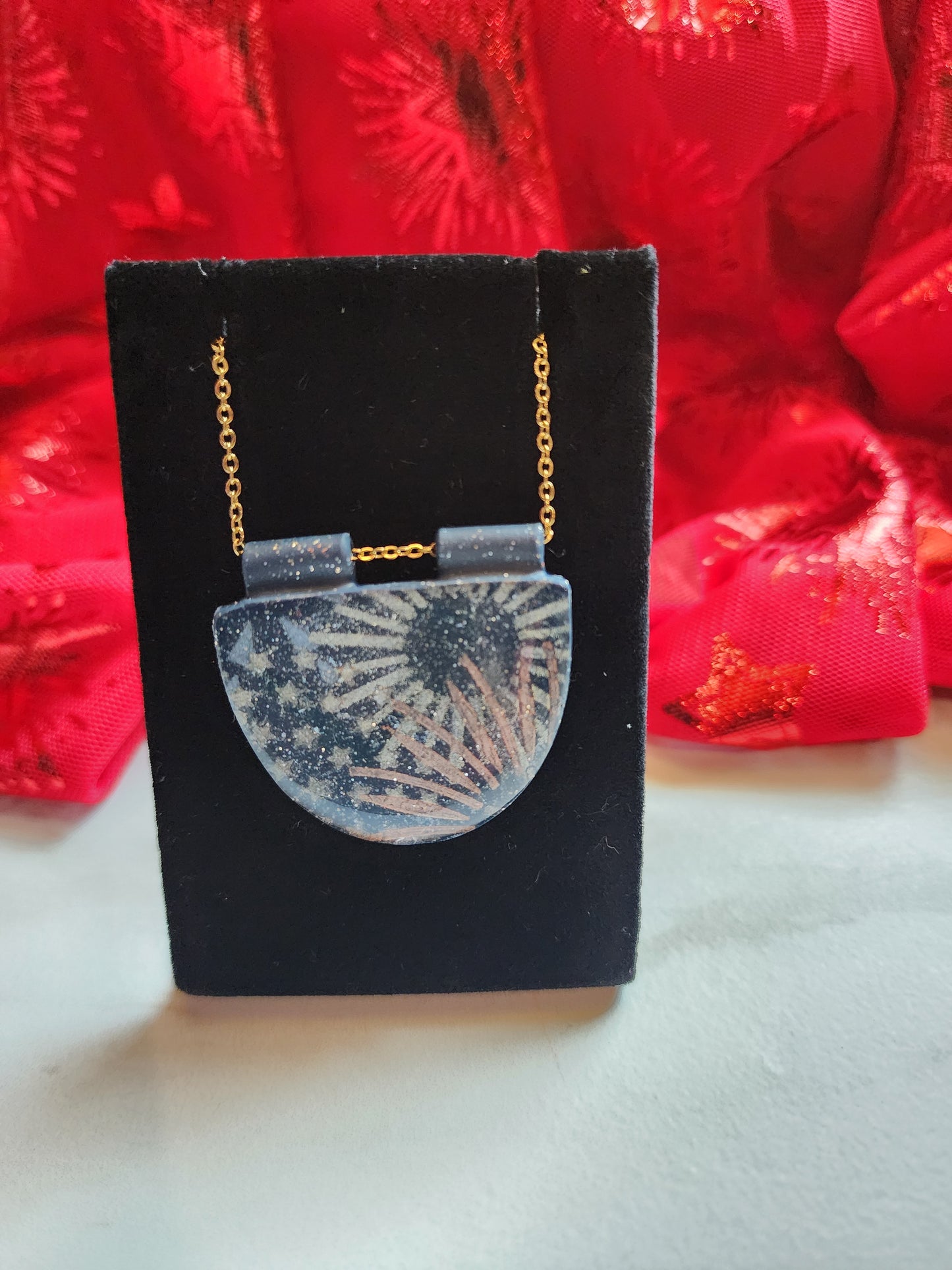 Large Half-Circle Necklace