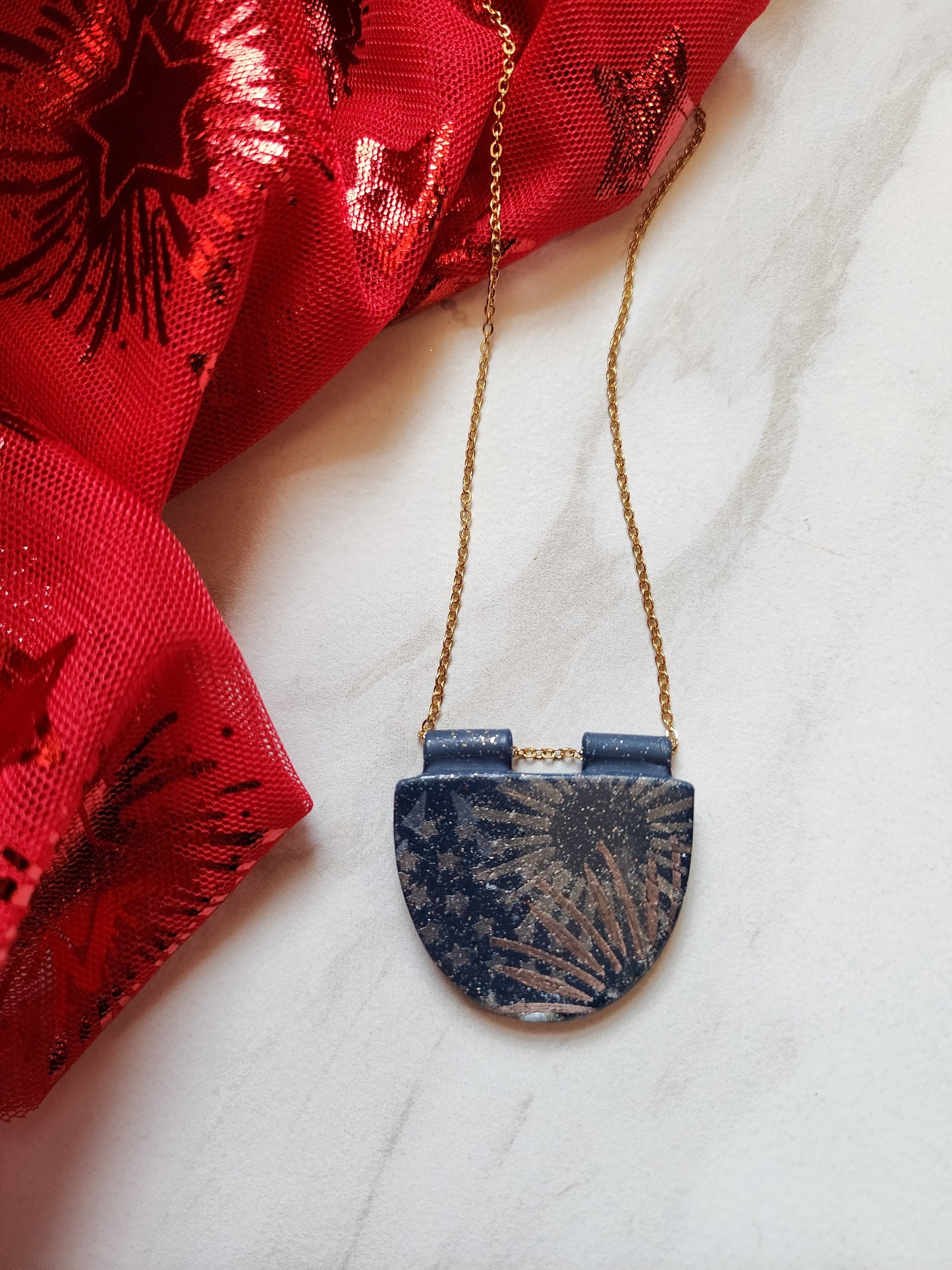 Large Half-Circle Necklace