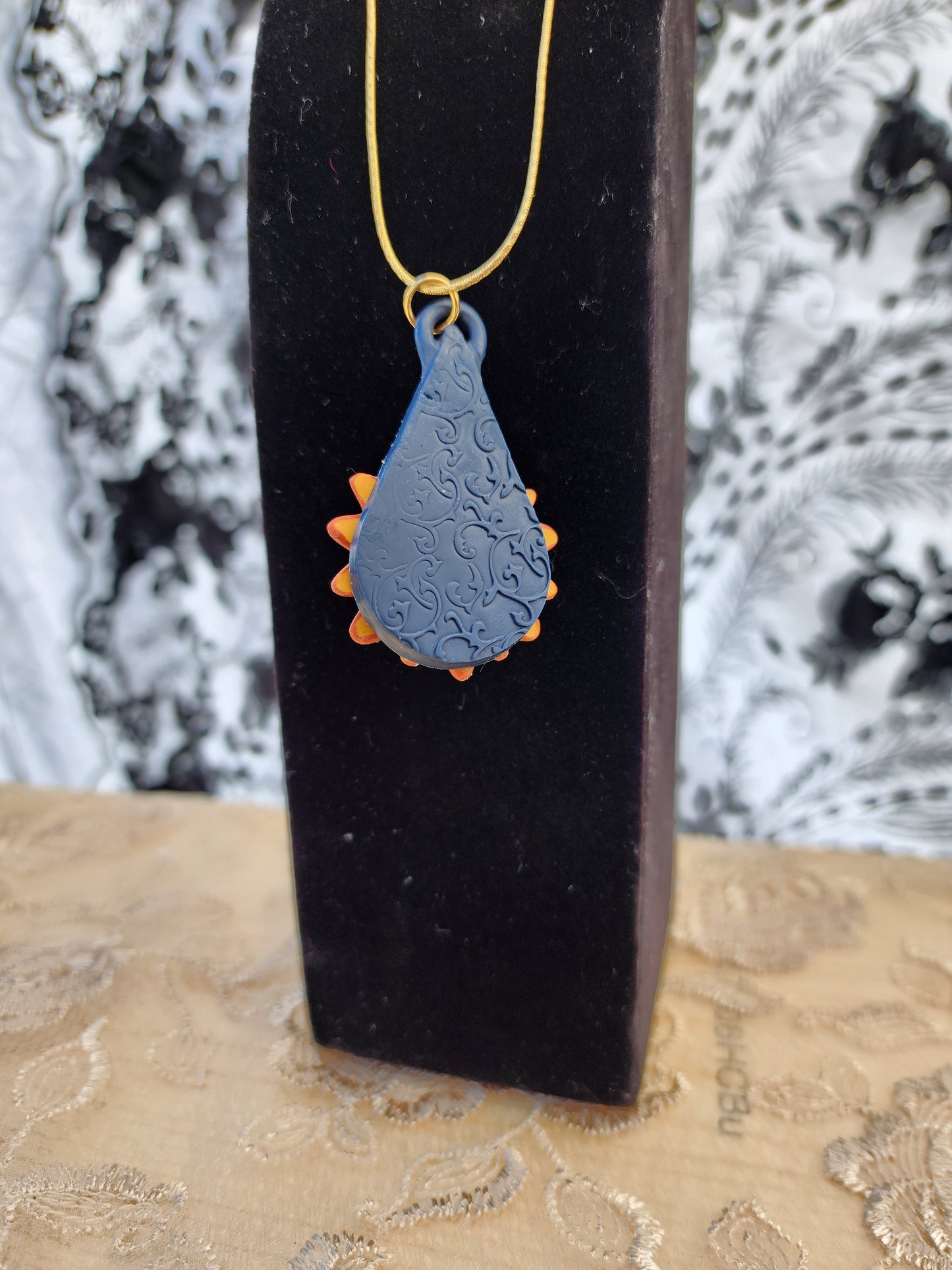 Sunflower Statement Pendant Necklace