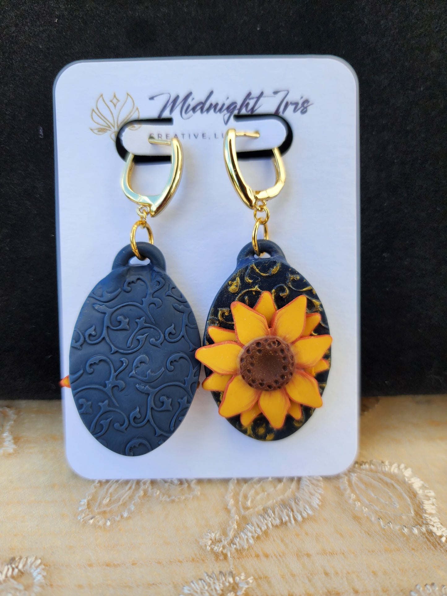 Sunflower Statement Earrings