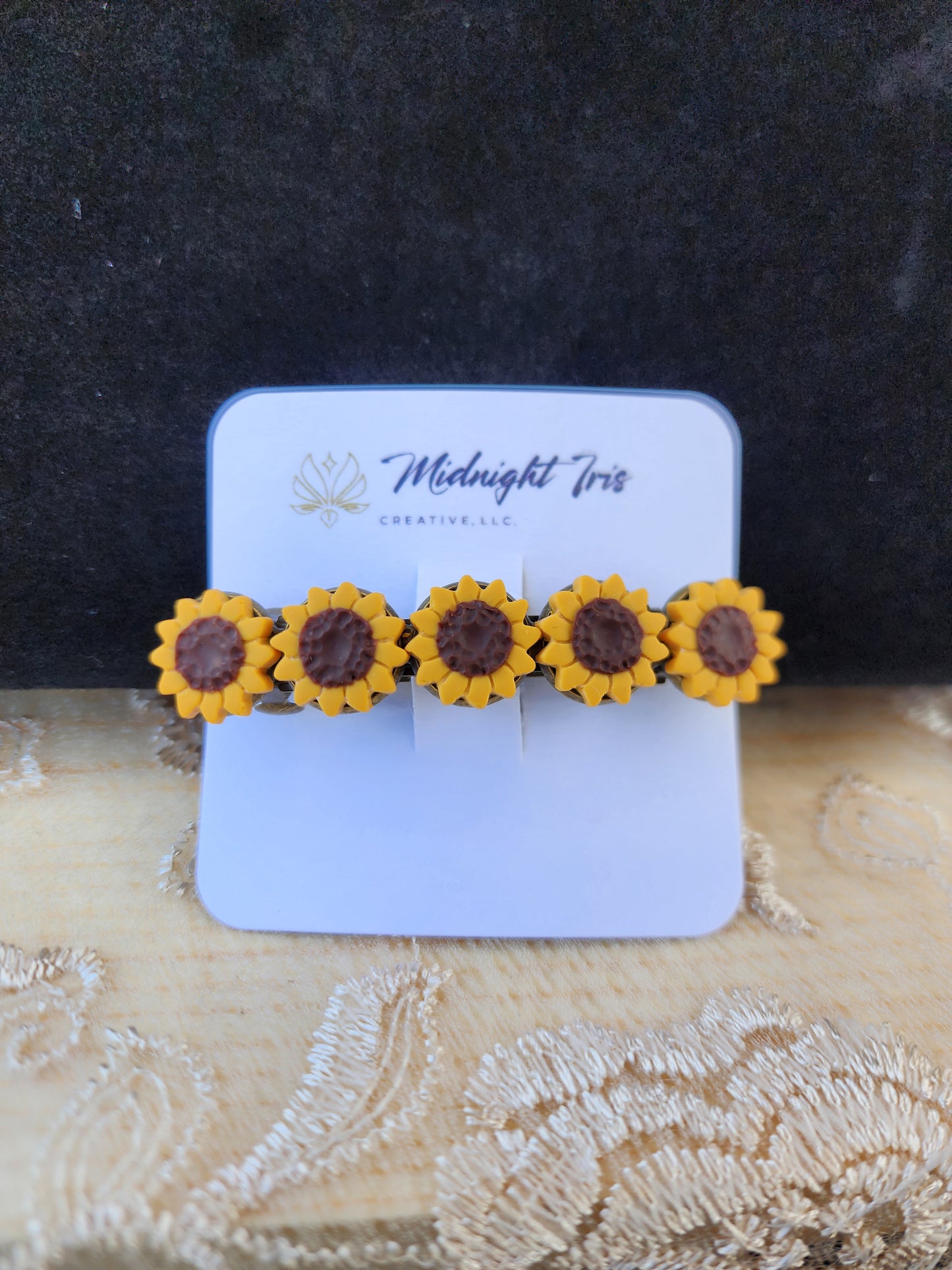 Sunflower les cinqs barrette