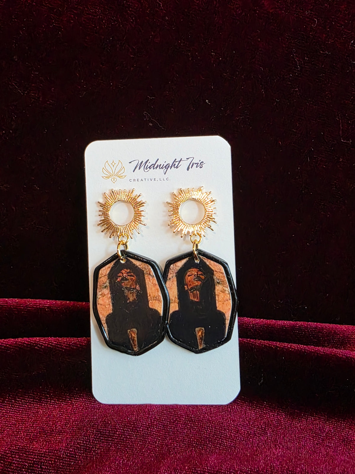 Gothic Hexagon Dangles