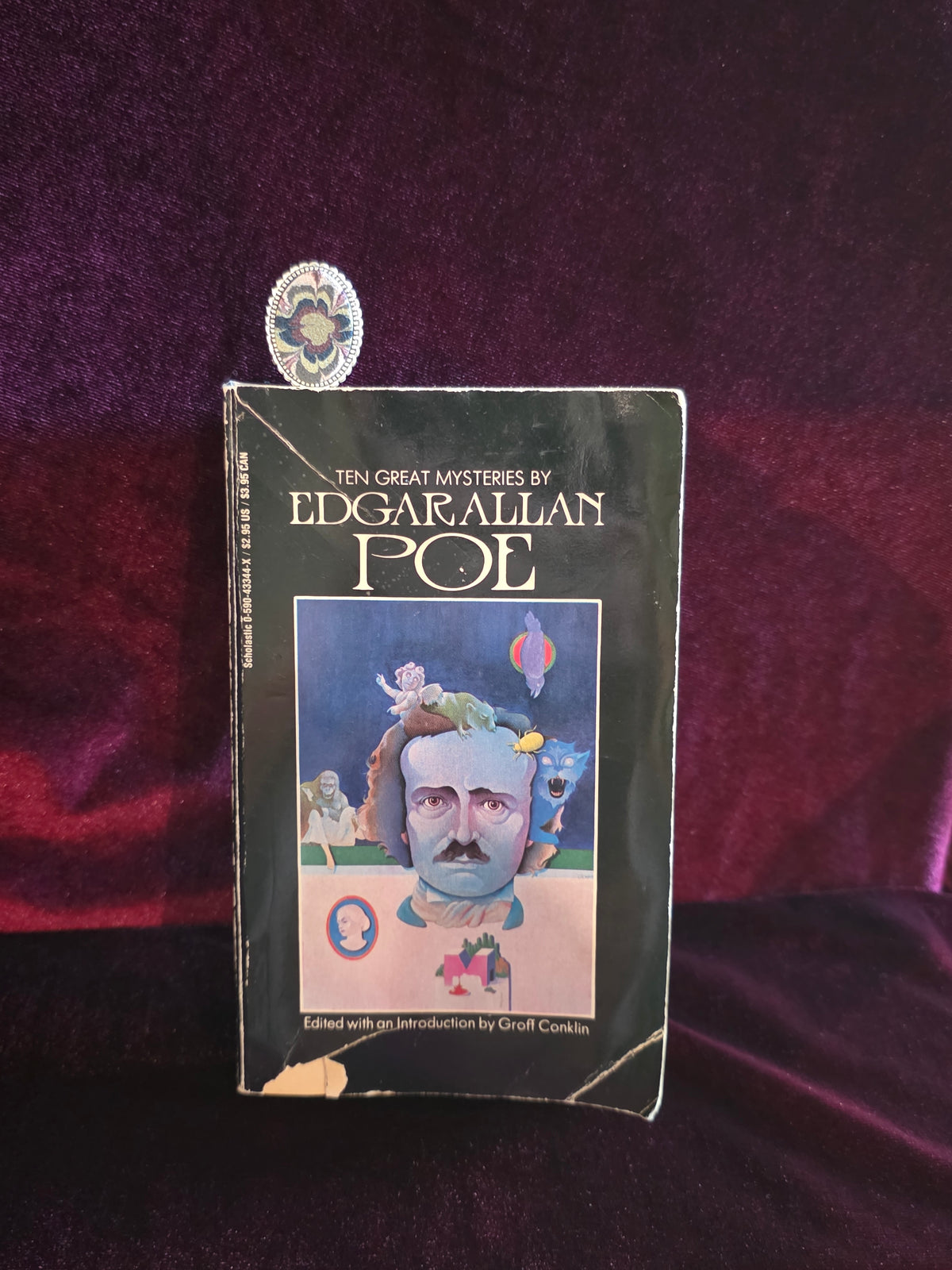 Autumnal Metal Bookmark with Ruler