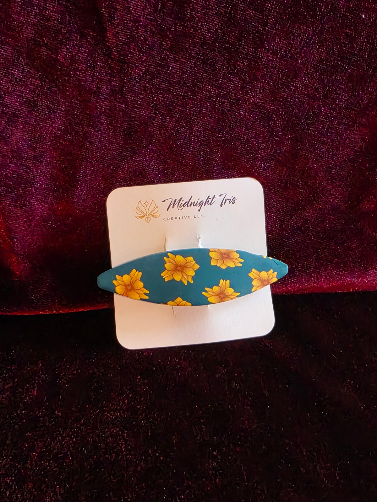 Sunflower Cane Classic French Barrette