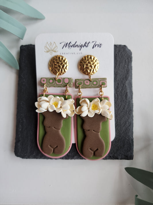 Body Positive Magnolia Large Dangles