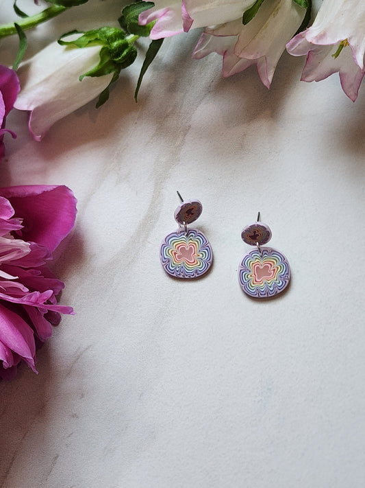 Organic Rainbow Cane Dangles