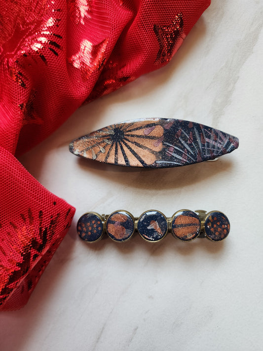 Barrettes: Classic & les cinq - Fireworks