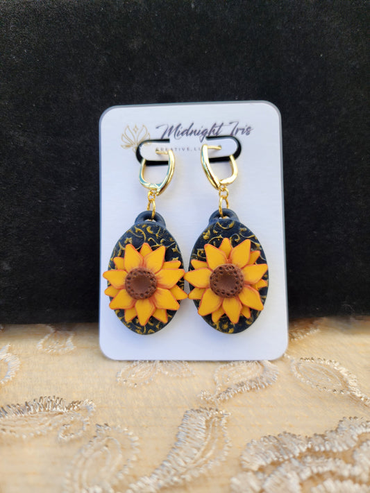 Sunflower Statement Earrings