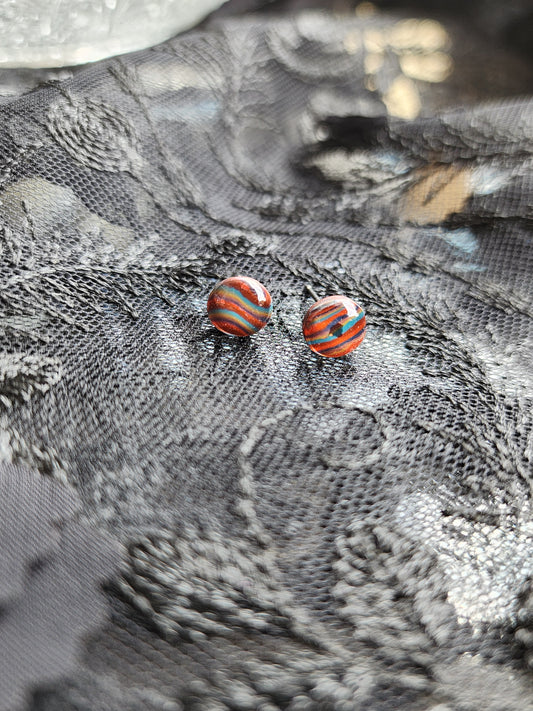 Fall Palette Circle Studs
