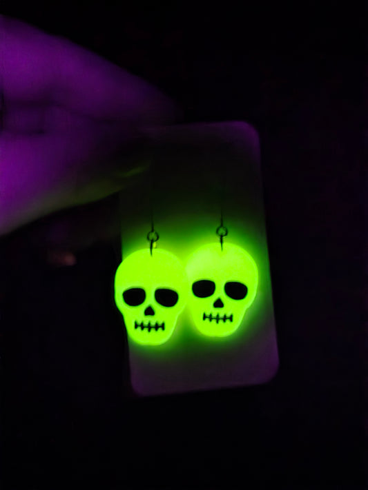 Glow-in-the-dark Skulls