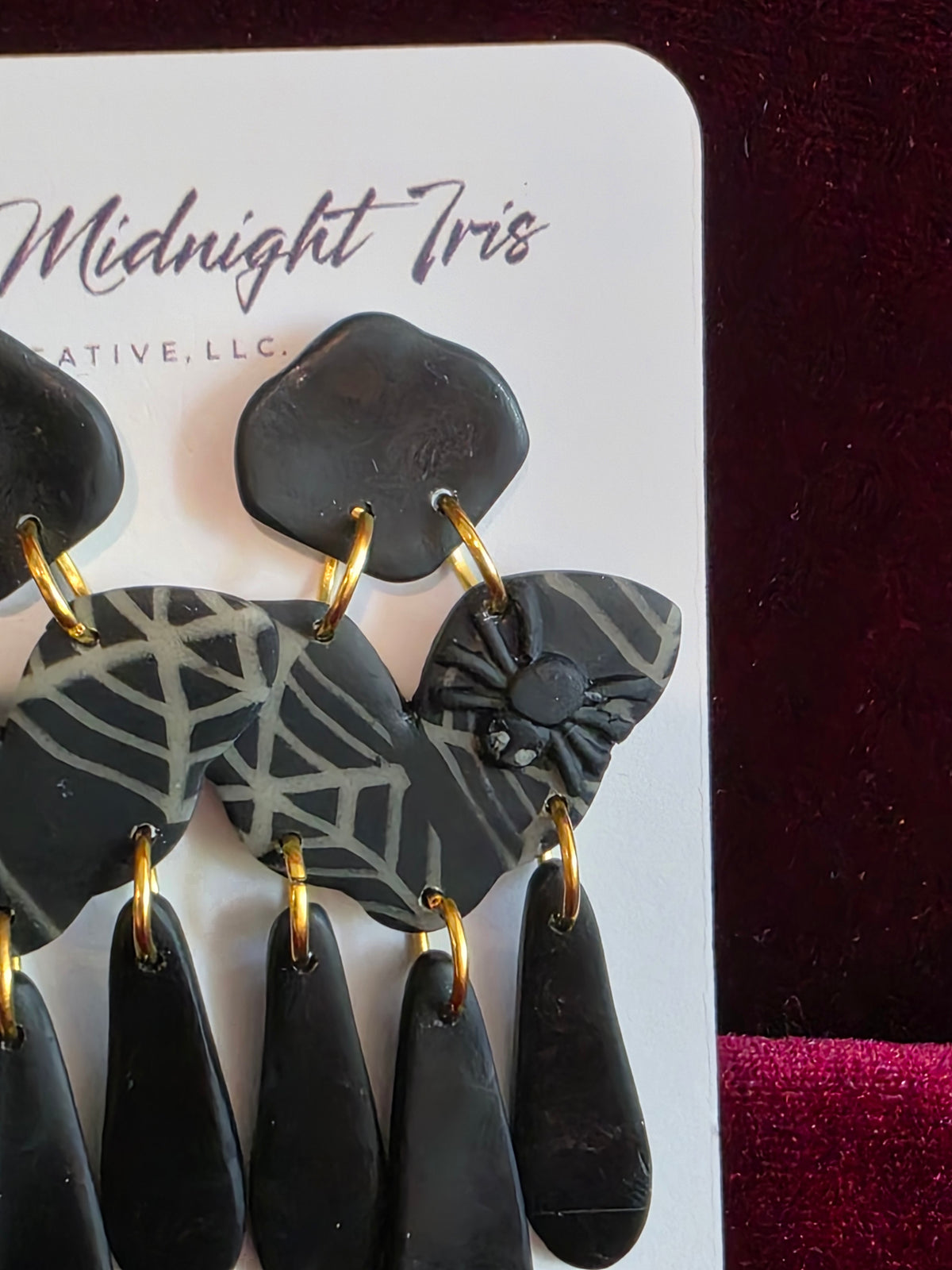 Glow-in-the-Dark Spiderweb Cane Margarites