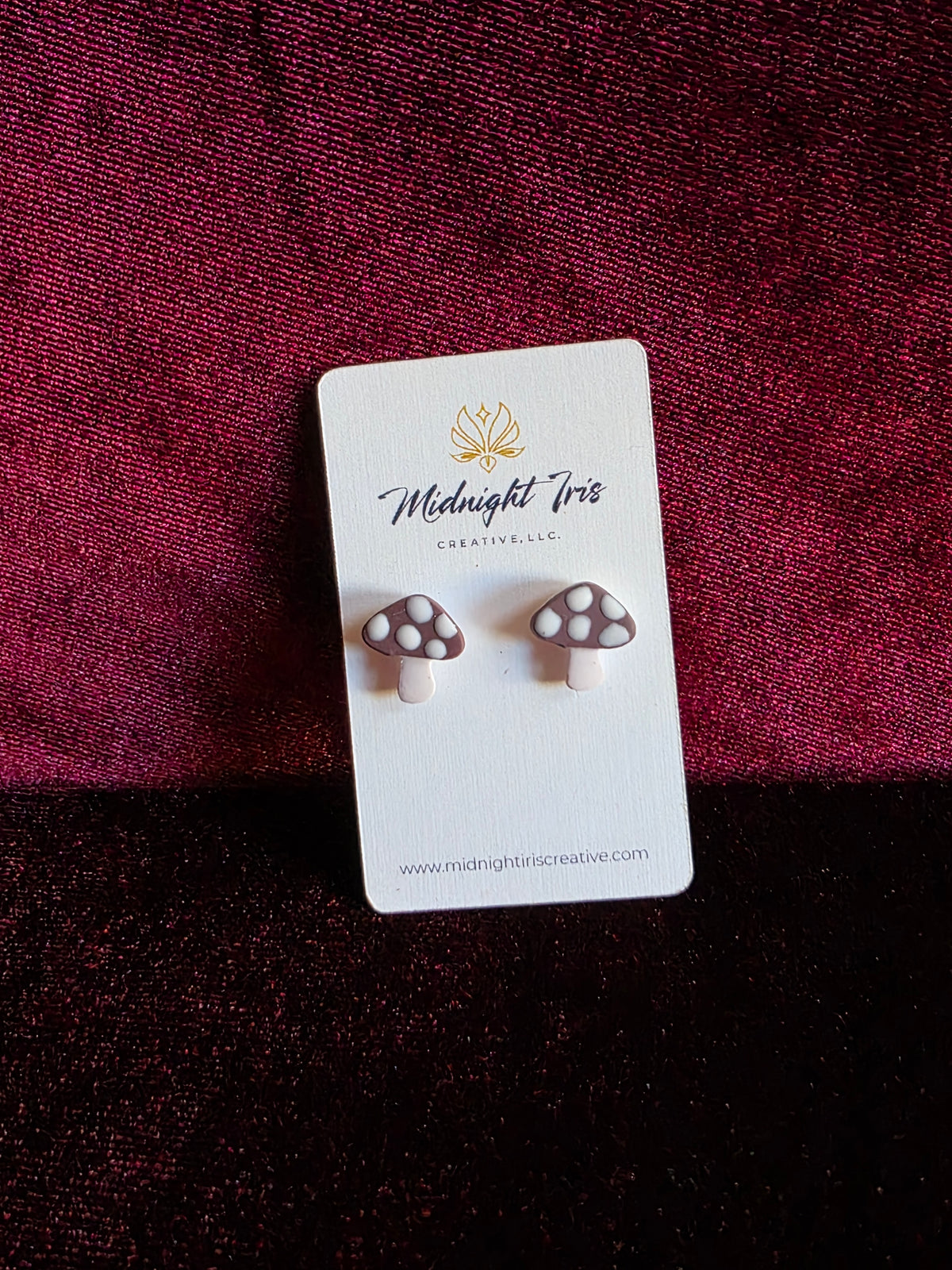 Mushroom Stud Earrings